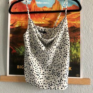 Dalmatian spotted tank top